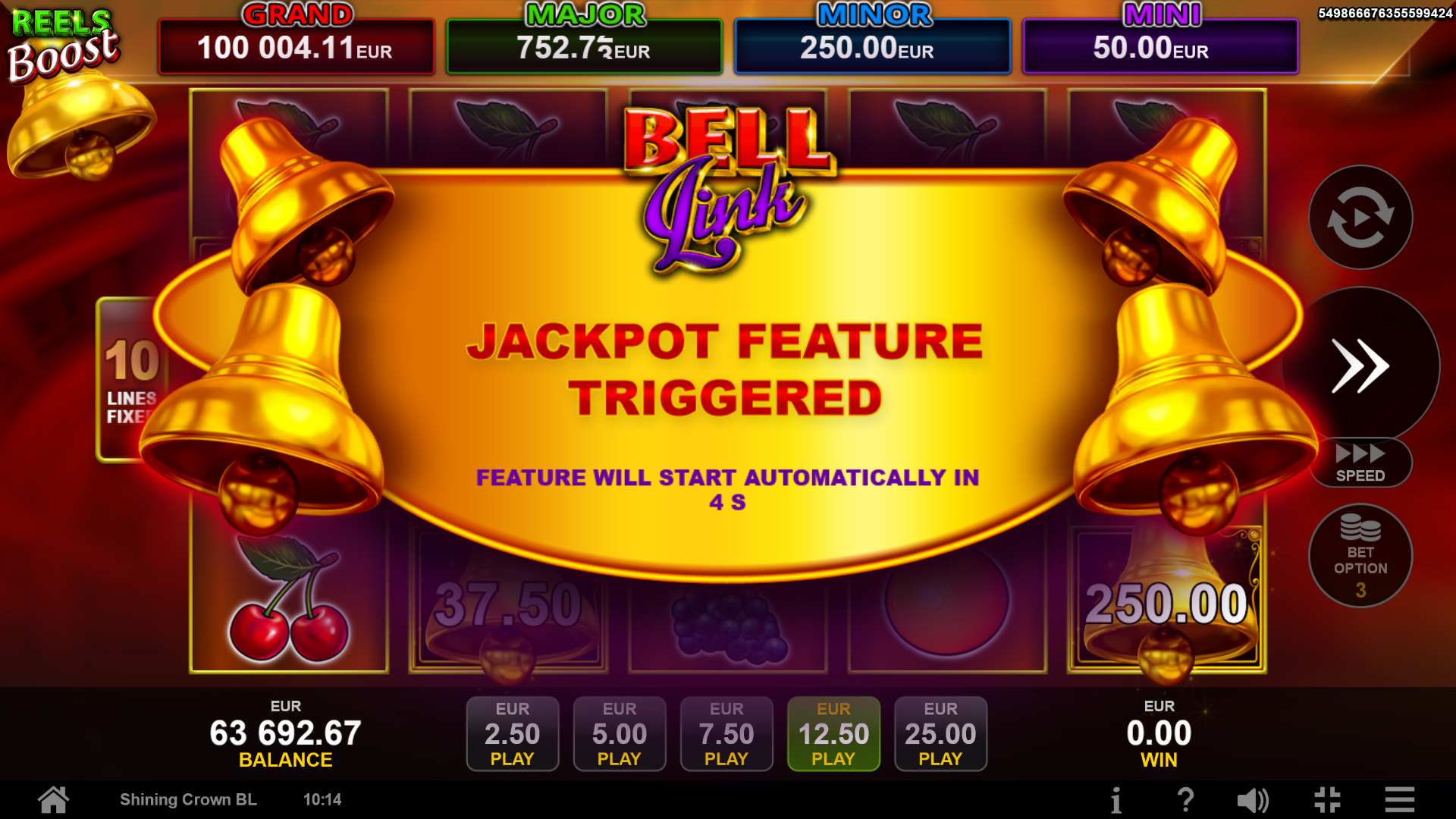 40_shining_crown_bell_link_jackpot_feature