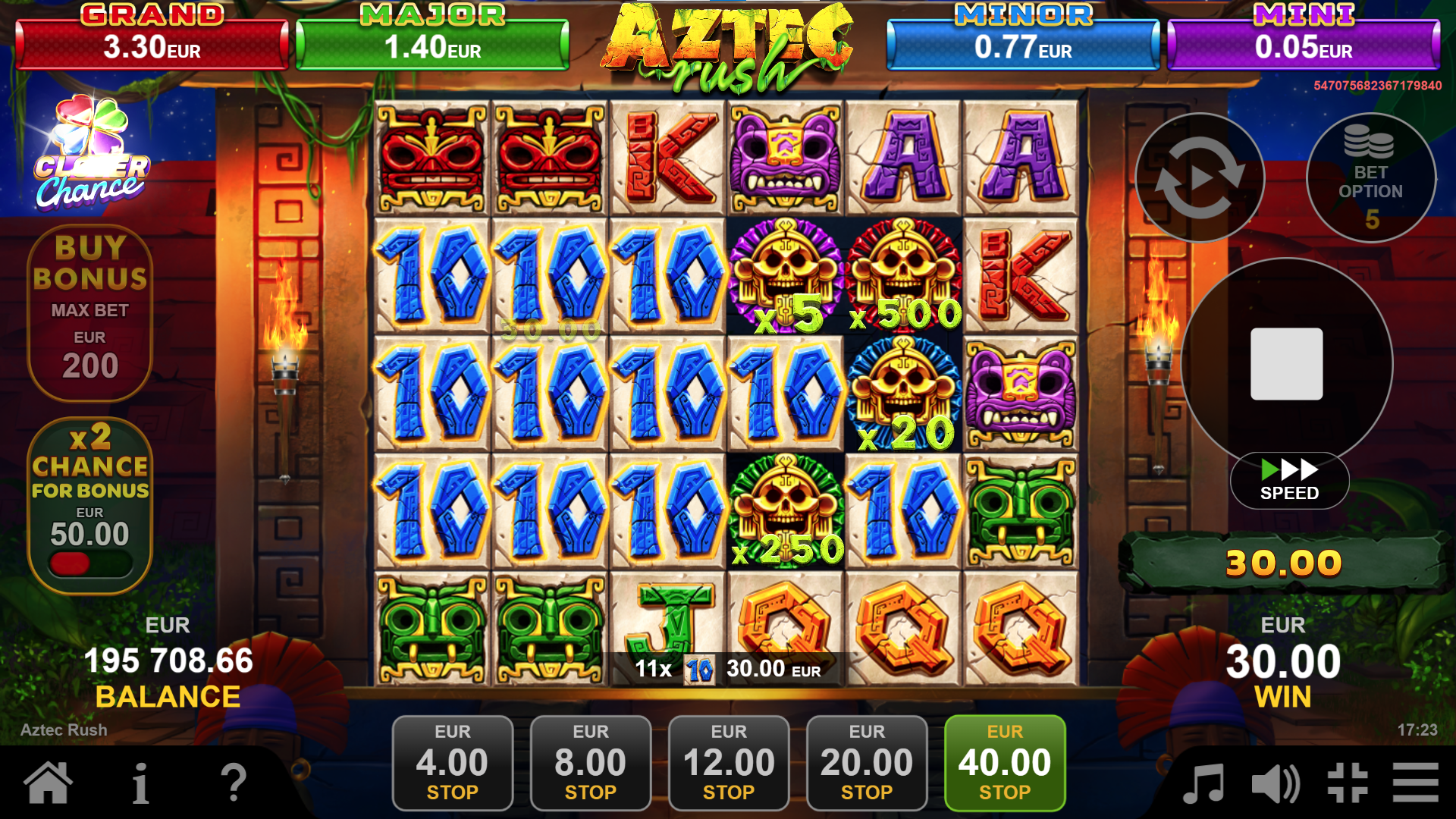 aztec_rush_multiplier